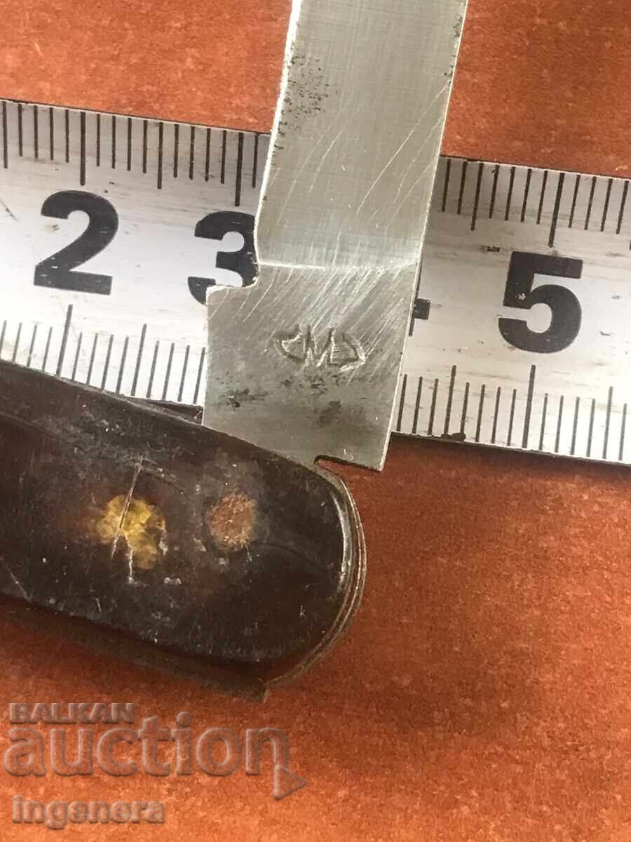 Delivery of FOLDING KNIFE, OLD BLADE, MARKED Delivery of FOLDING KNIFE, OLD BLADE, MARKED