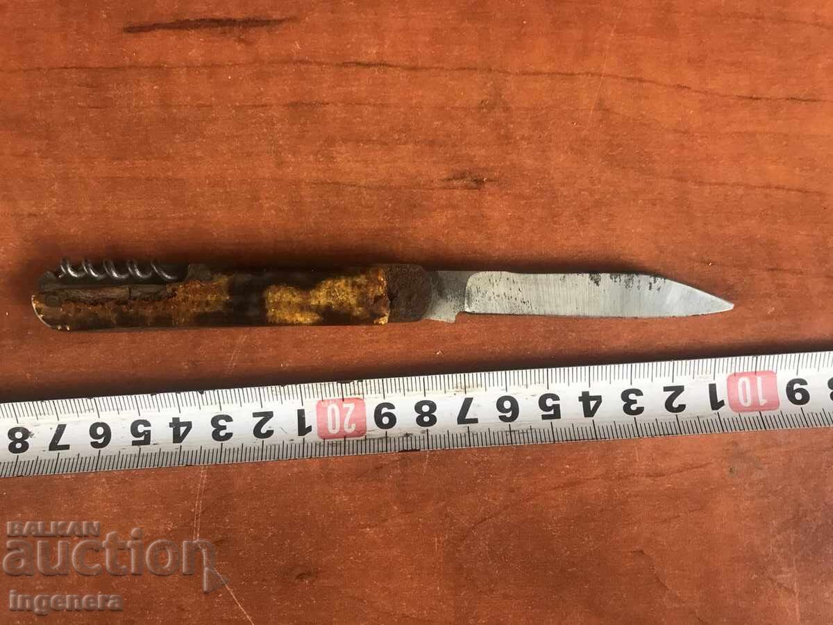 FOLDING KNIFE, OLD BLADE, MARKED FOLDING KNIFE, OLD BLADE, MARKED