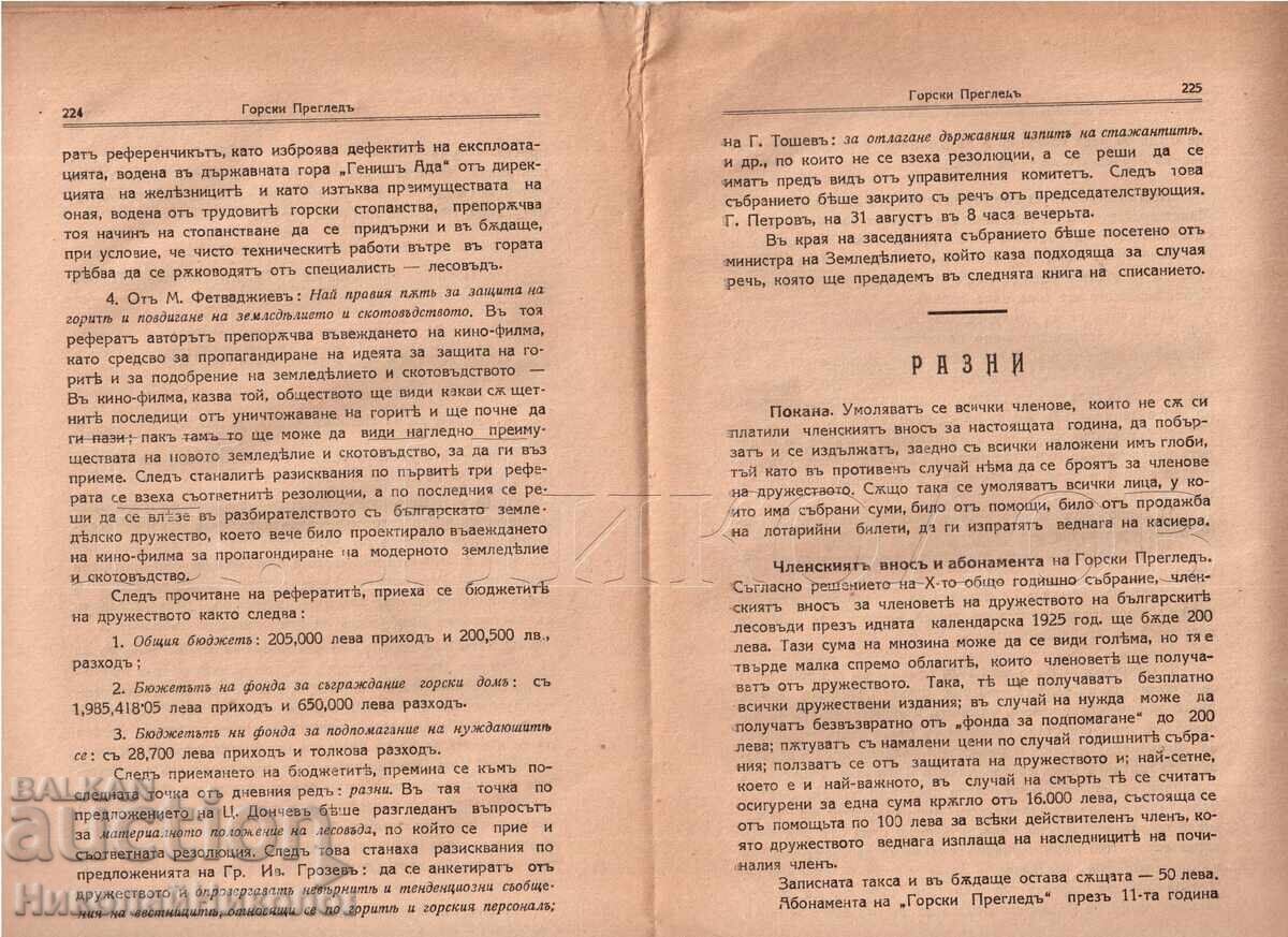 Licitație 1924 REVISTA VECHIA SONDAJ PĂDURĂ VÂNĂTOARE ȘI PESCUIT K021