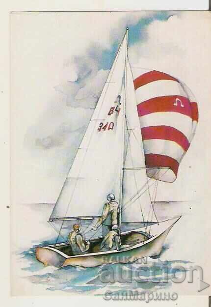 Bulgaria Sailing Card Clasa „Soling”* Bulgaria Sailing Card Clasa „Soling”*