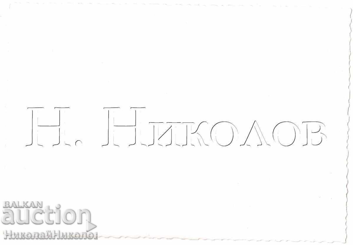 OLD PHOTO OF SKIERS IN THE MOUNTAIN D427 with price 3.00 BGN | € 1.53