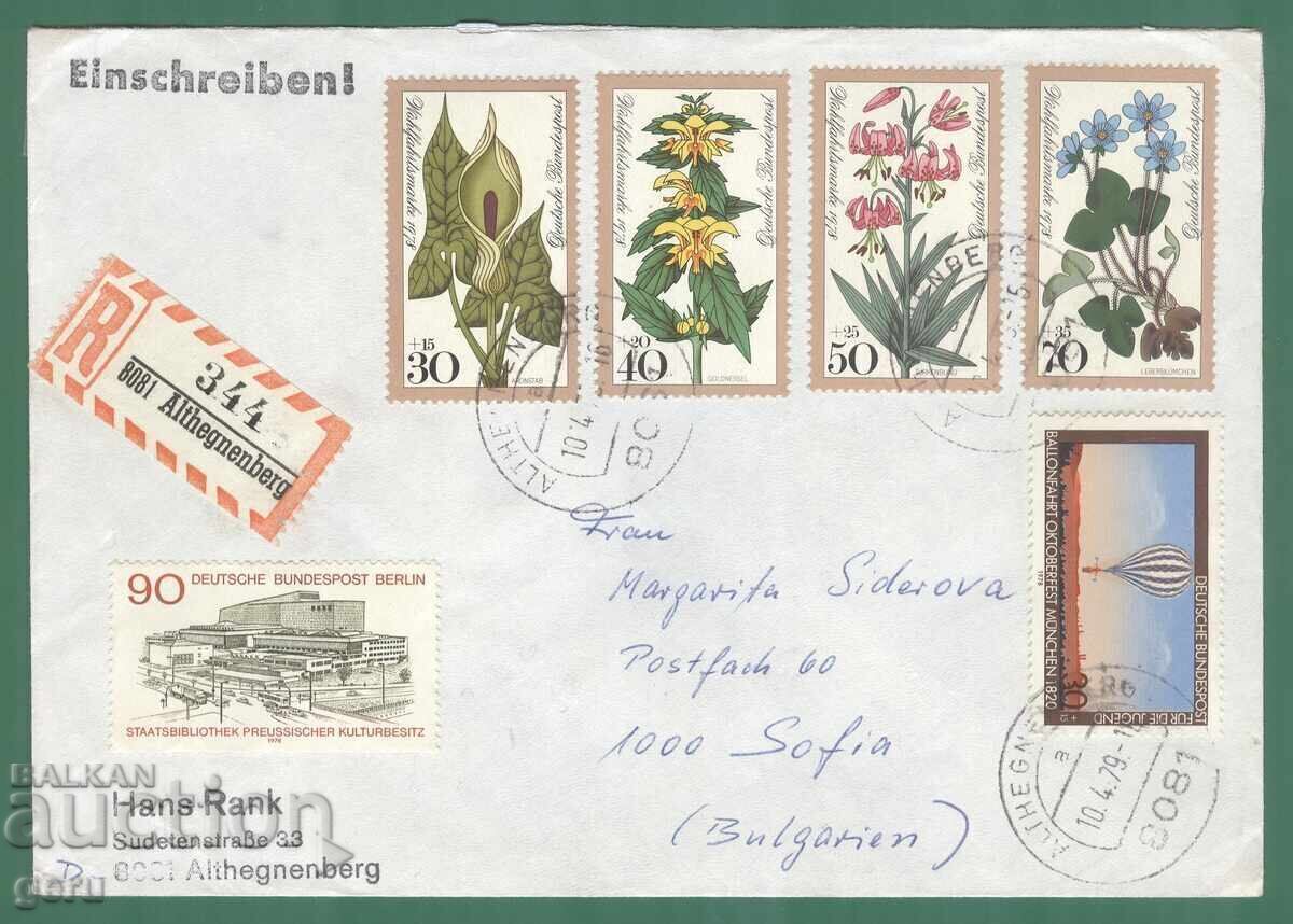 Germania BRD Germania FRG 1979 a călătorit! k42 Germania BRD Germania FRG 1979 a călătorit! k42