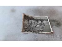 Photo Varna Young men and women on the pier 1957