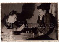 1949 OLD PHOTO CHESS BULGARIAN STUDENT IN THE USSR D430