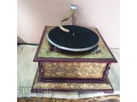 Old gramophone with funnel