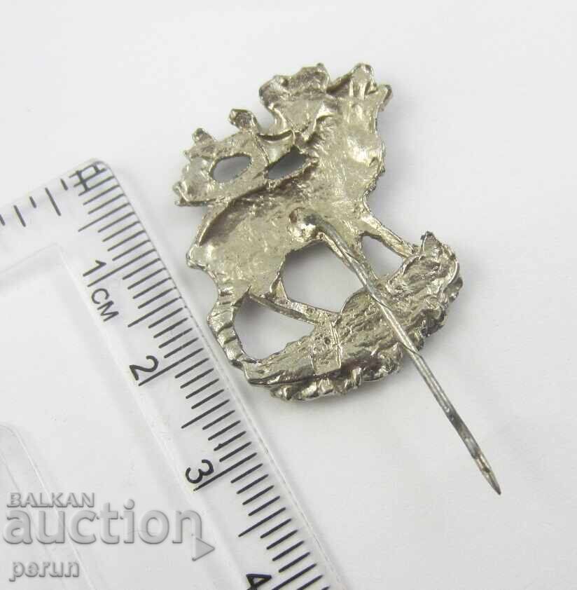 Red deer-Hunting badge-Silver plated metal with price 6.99 BGN | € 3.57 Red deer-Hunting badge-Silver plated metal with price 6.99 BGN | € 3.57