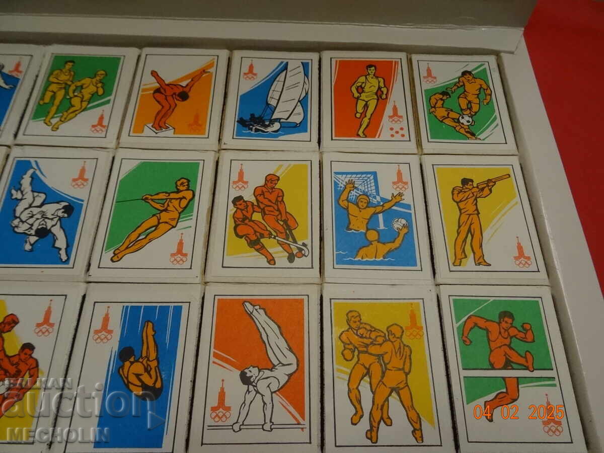 OLD RETRO RUSSIAN MATCHES OLYMPIAD MOSCOW COLLECTIBLE - 6 OLD RETRO RUSSIAN MATCHES OLYMPIAD MOSCOW COLLECTIBLE - 6