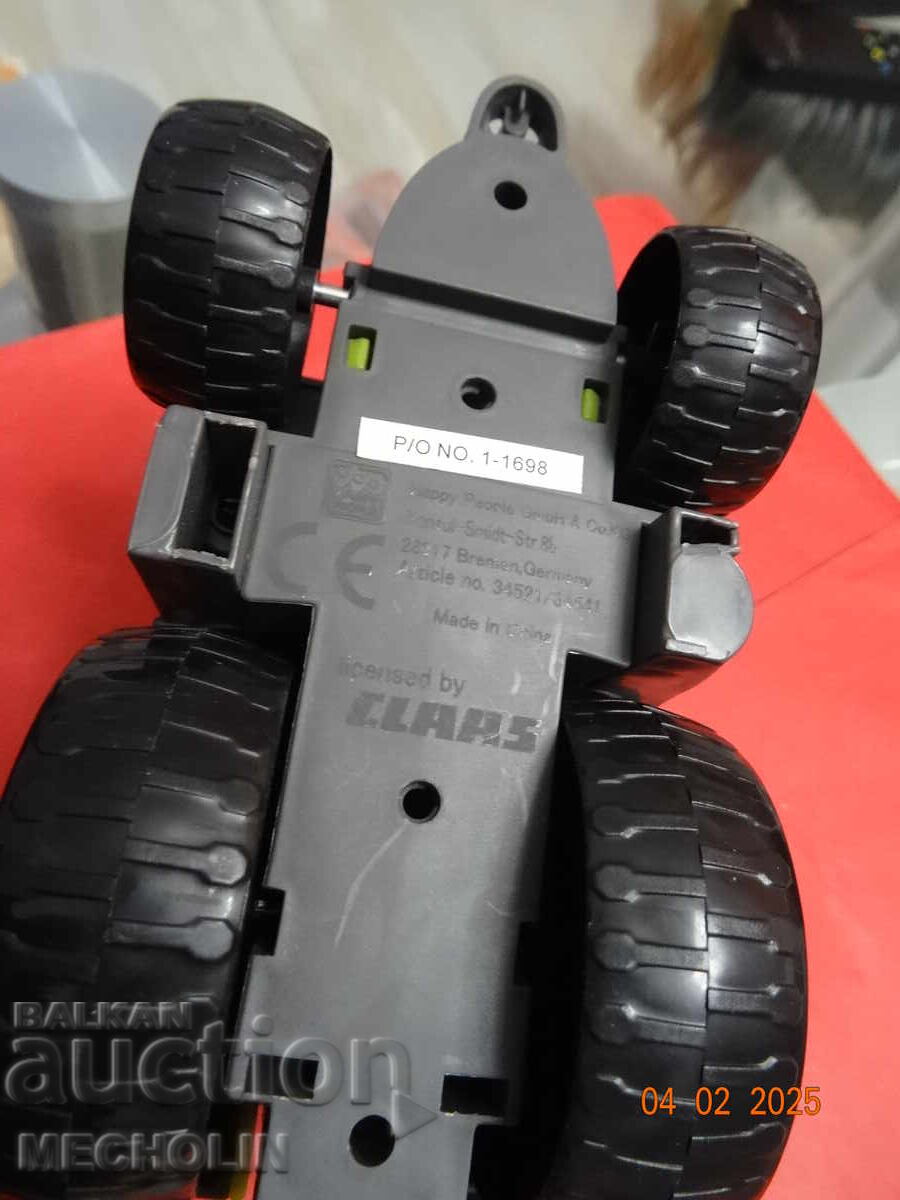 OLD RETRO TOY KLAAS TRACTOR - 7