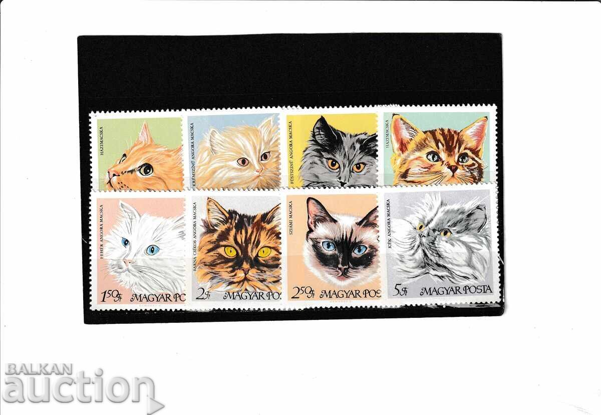 Hungary 1968 CATS Mi№ 2387/94 clean