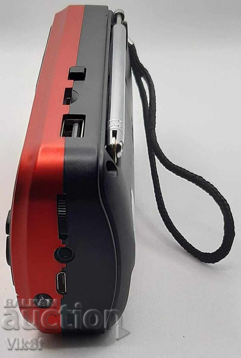 Licitație Radio portabil JOC H798BT USB, card SD, baterie