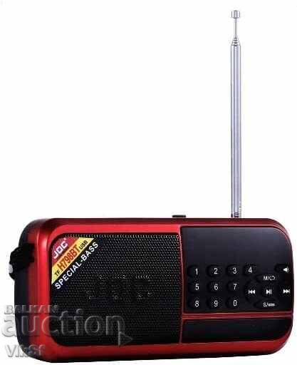 Radio portabil JOC H798BT USB, card SD, baterie - 5