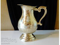 Majestic English jug, nickel silver 1.25 kg.