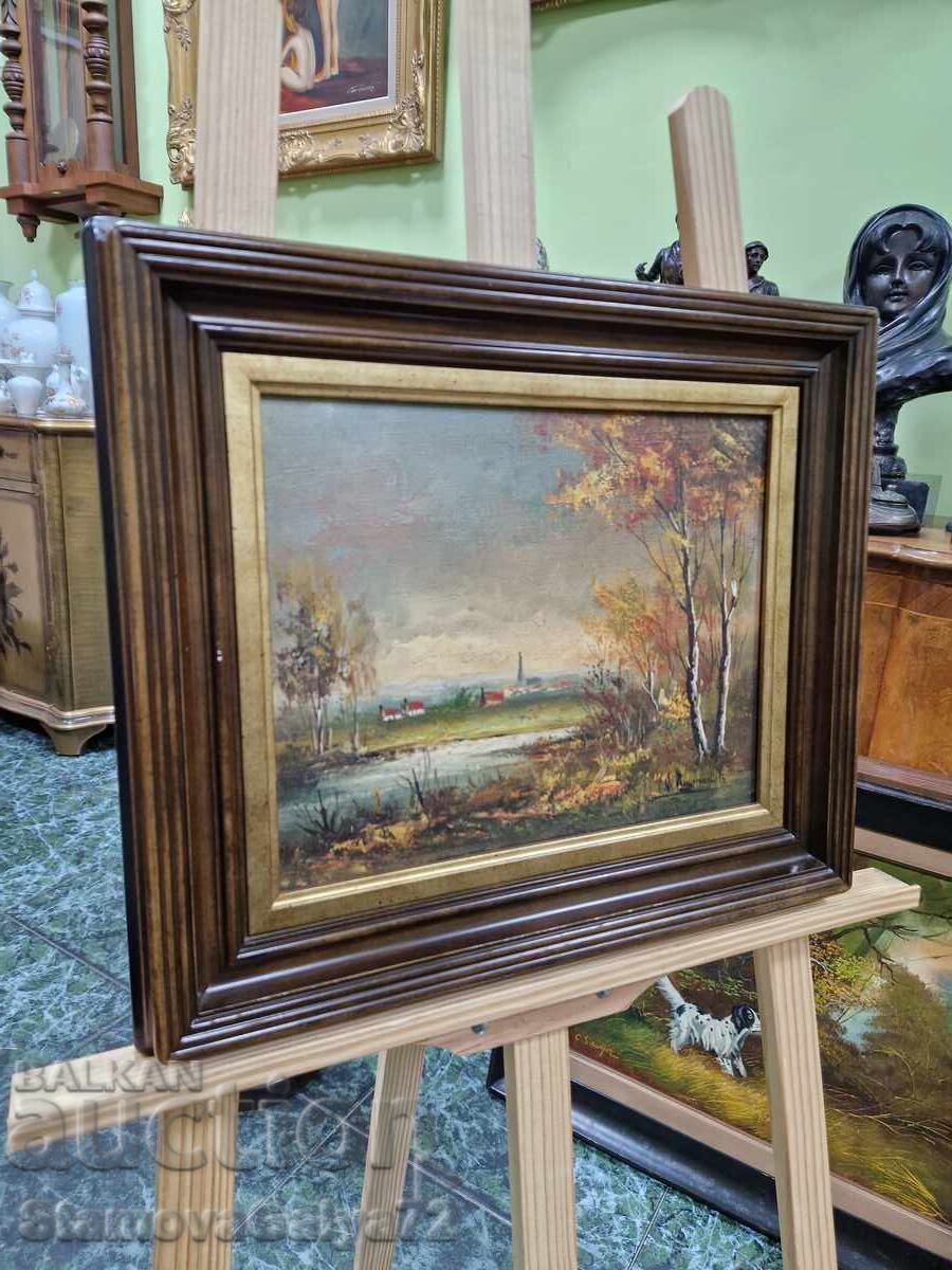 Delivery of Great Belgian artist oil painting on canvas Delivery of Great Belgian artist oil painting on canvas