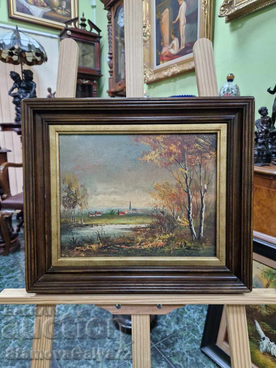 Great Belgian artist oil painting on canvas Great Belgian artist oil painting on canvas