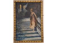 Old painting from the 1920s - Romanticism