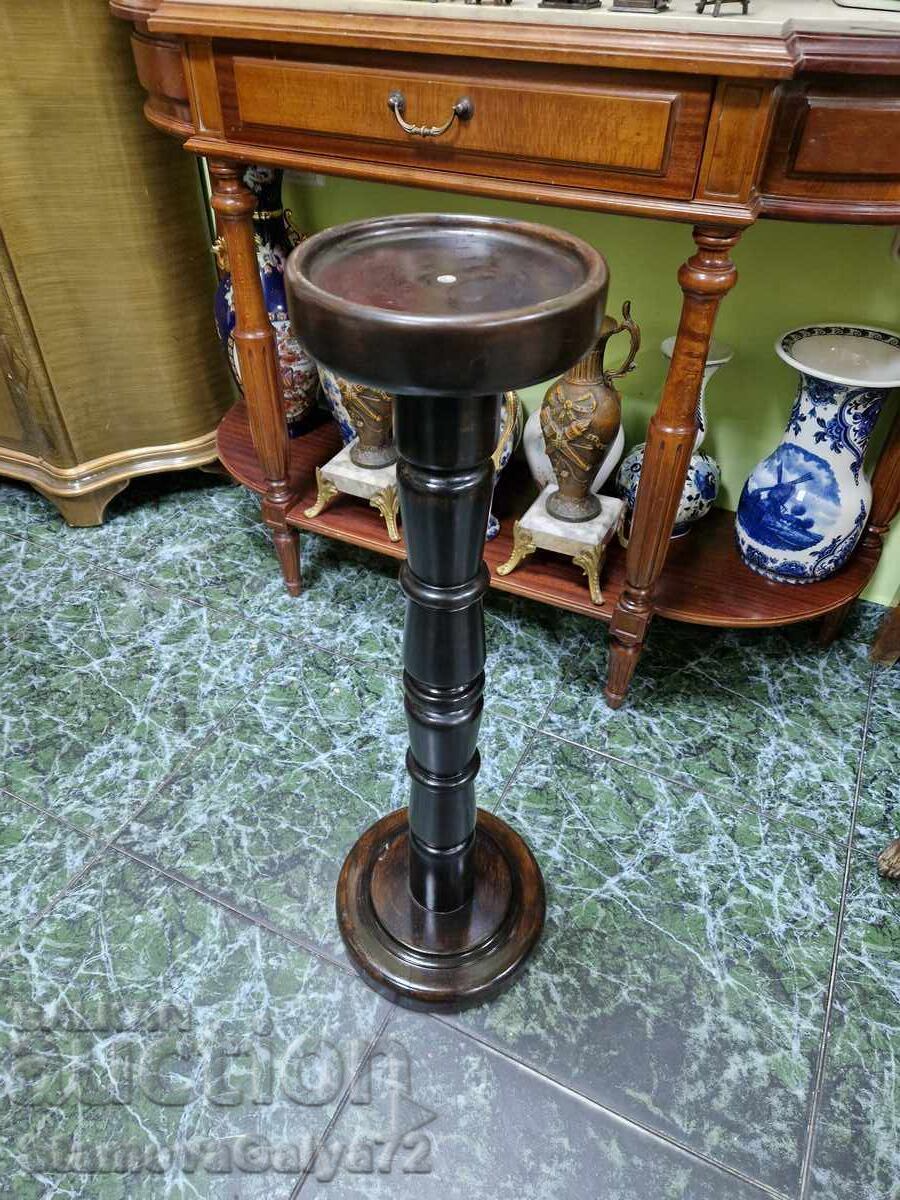 Auction Wonderful antique French wooden column stand pedestal Auction Wonderful antique French wooden column stand pedestal