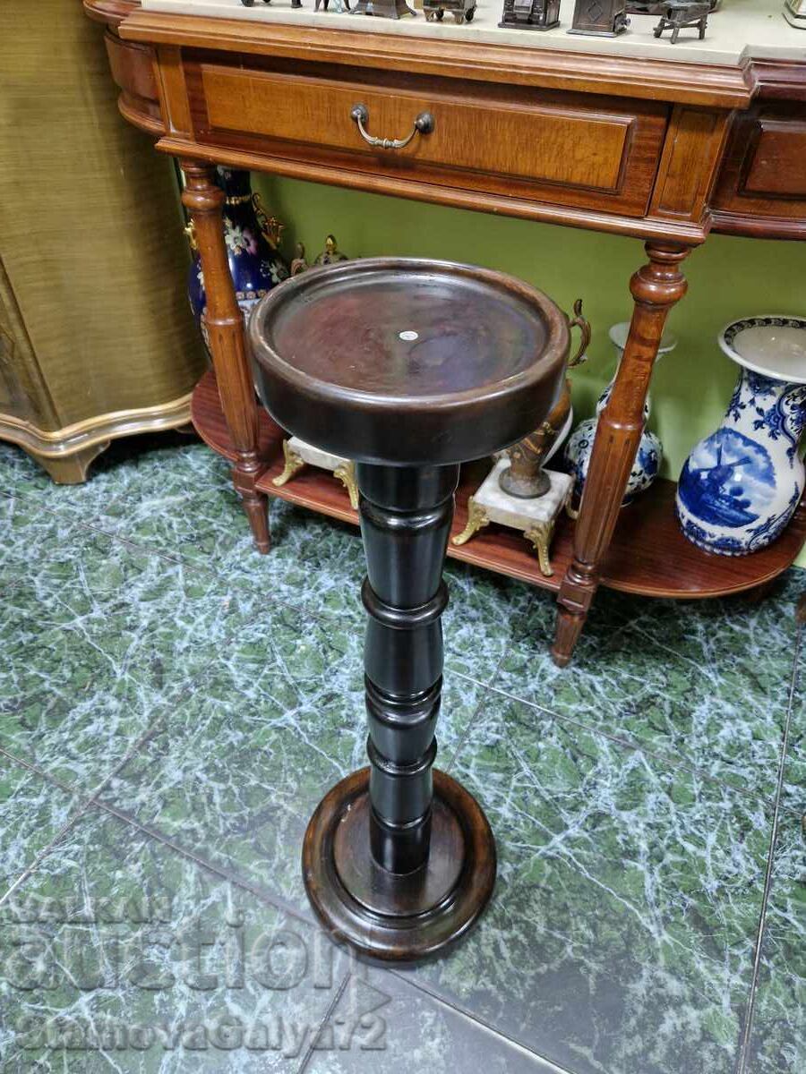Delivery of Wonderful antique French wooden column stand pedestal Delivery of Wonderful antique French wooden column stand pedestal