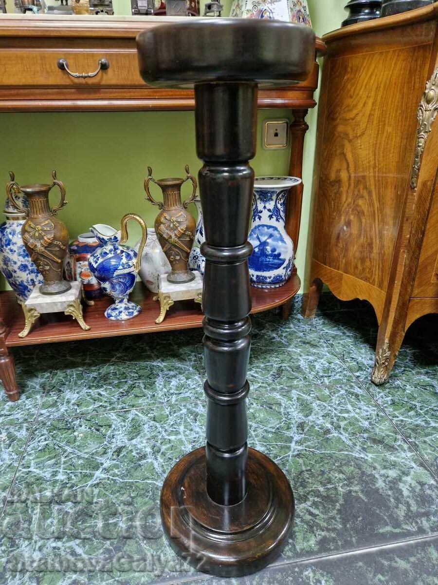 Wonderful antique French wooden column stand pedestal - 5 Wonderful antique French wooden column stand pedestal - 5