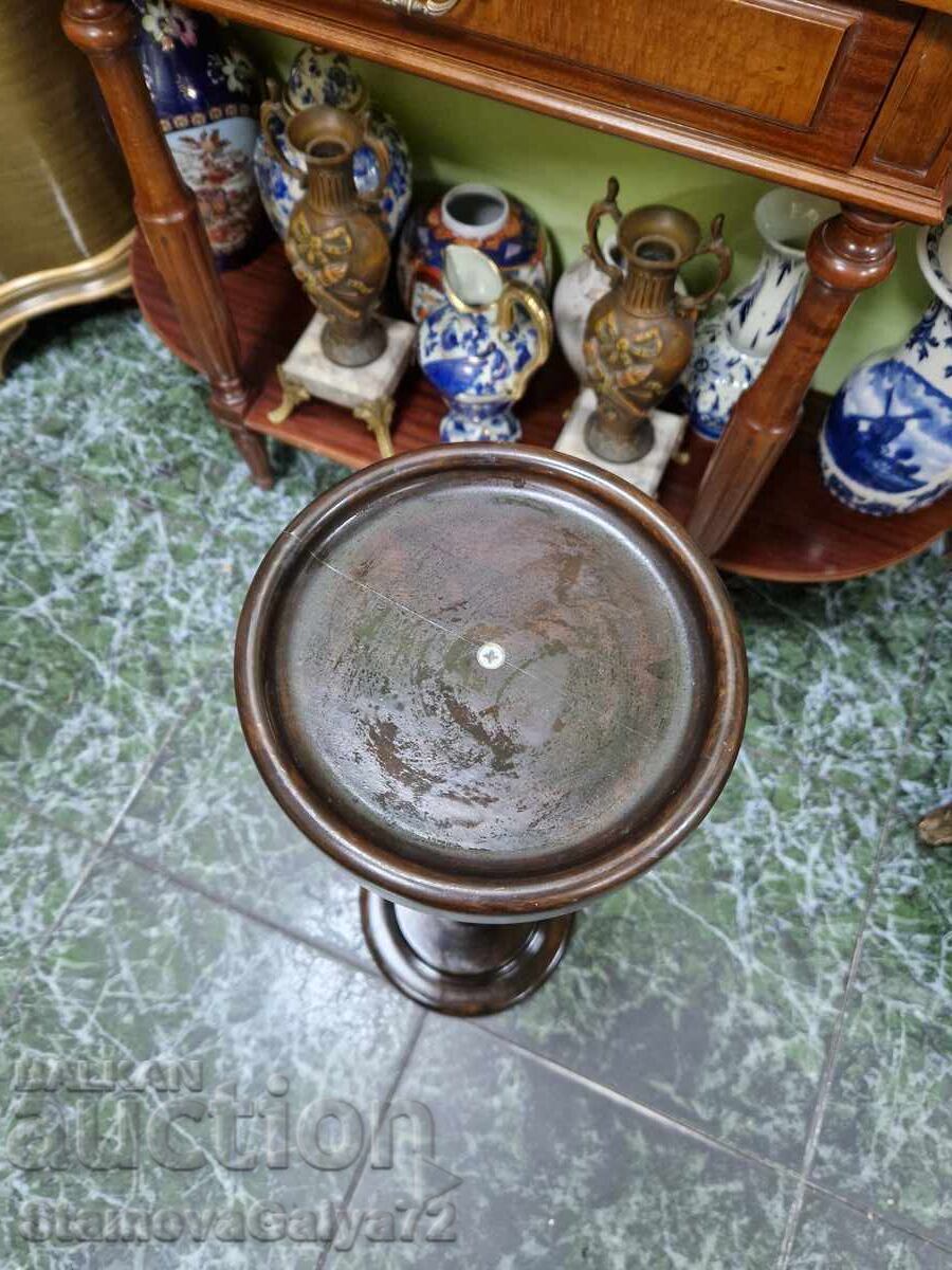 Wonderful antique French wooden column stand pedestal - 6 Wonderful antique French wooden column stand pedestal - 6