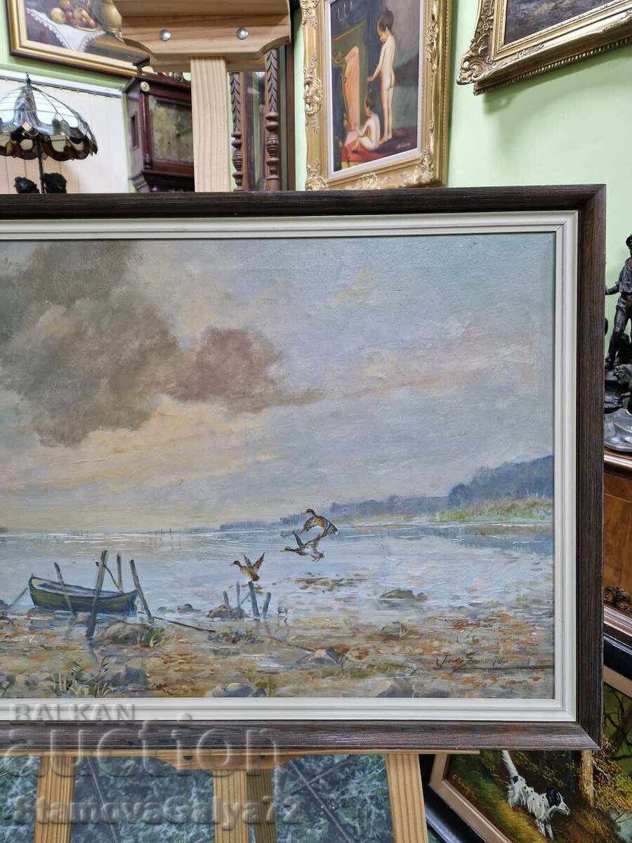 Delivery of Great author master painting oil on canvas Delivery of Great author master painting oil on canvas