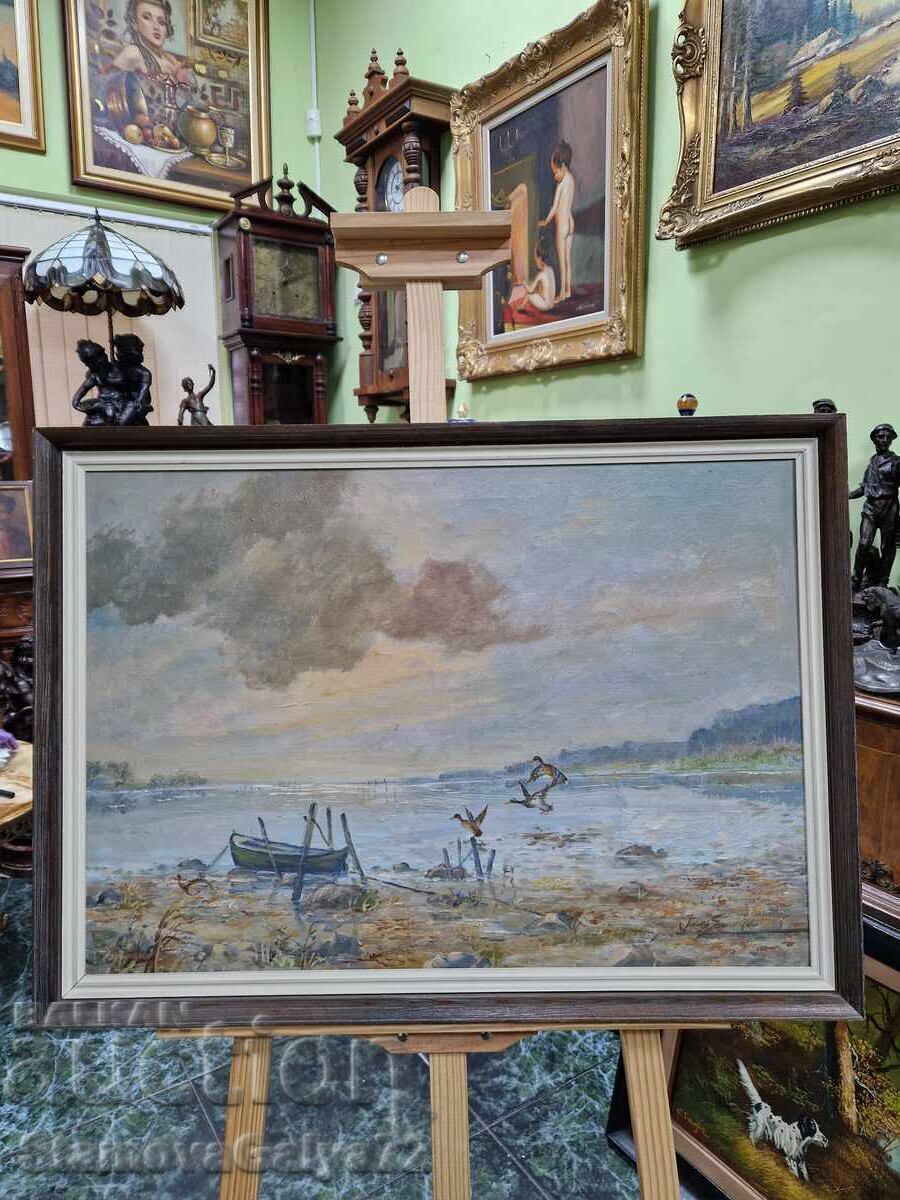 Mare autor maestru pictând ulei pe pânză Mare autor maestru pictând ulei pe pânză