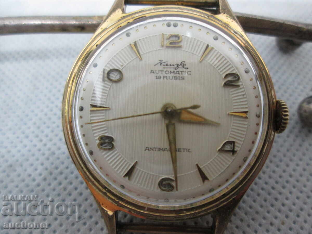 RARE OLD AUTOMATIC KIENZLE WATCH with price 300.00 BGN | € 153.39