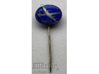 39945 Bulgaria sign TABSO Airline enamel 50s