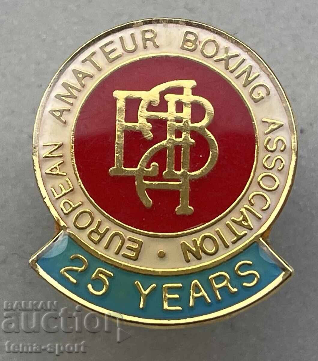 1326 Badge 25 years European Amateur Boxing Association 1326 Badge 25 years European Amateur Boxing Association
