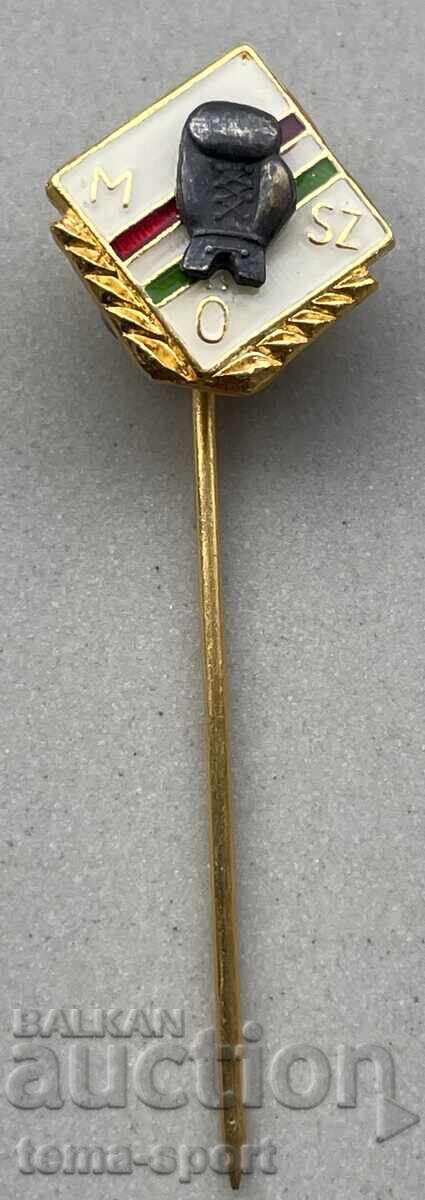 1329 Hungary badge Hungarian Boxing Federation enamel 1329 Hungary badge Hungarian Boxing Federation enamel