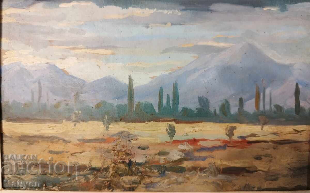 Painting by Dimitar Valkanov. Painting by Dimitar Valkanov.