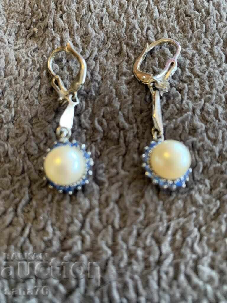 Beautiful new women's earrings with pearls-2 with price 7.00 BGN | € 3.58 Beautiful new women's earrings with pearls-2 with price 7.00 BGN | € 3.58