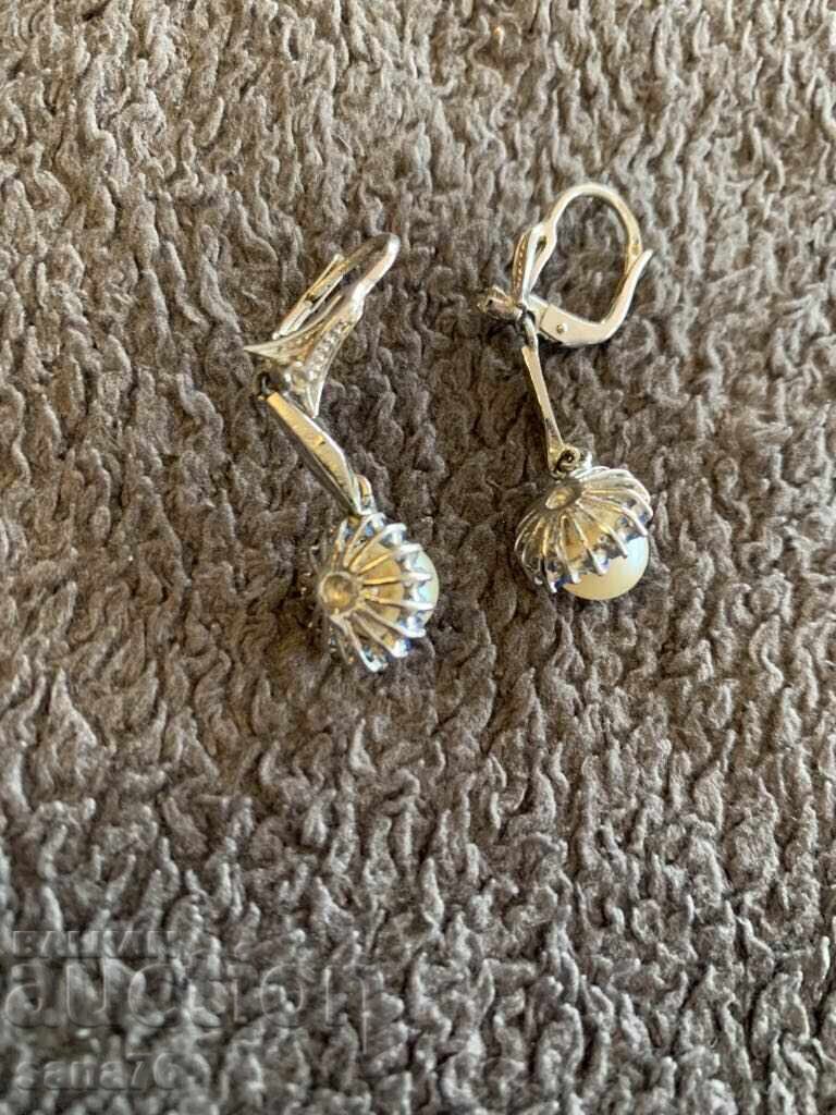 Auction Beautiful new women's earrings with pearls-2 Auction Beautiful new women's earrings with pearls-2