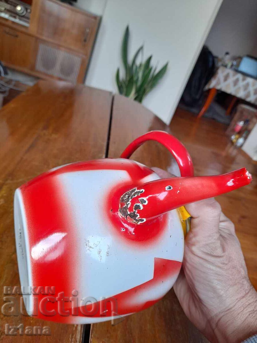 Old enamel teapot - 5 Old enamel teapot - 5