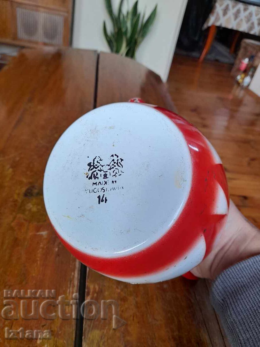 Old enamel teapot - 7 Old enamel teapot - 7