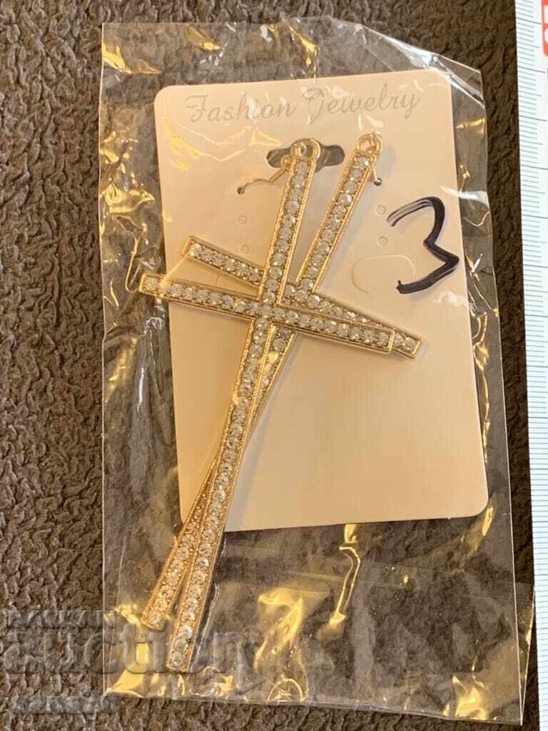 Beautiful new women's earrings with crosses-3