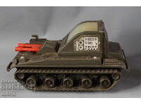 Old Japanese plastic toy model tank on batteries