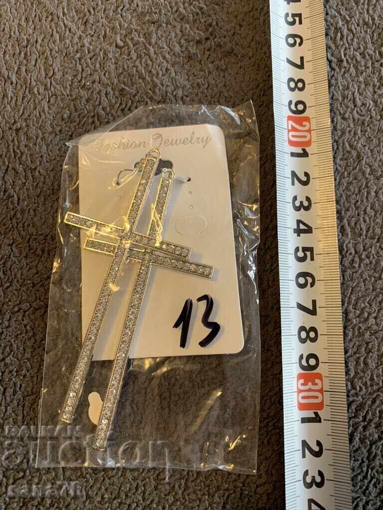 Beautiful new women's earrings with crosses-13 Beautiful new women's earrings with crosses-13