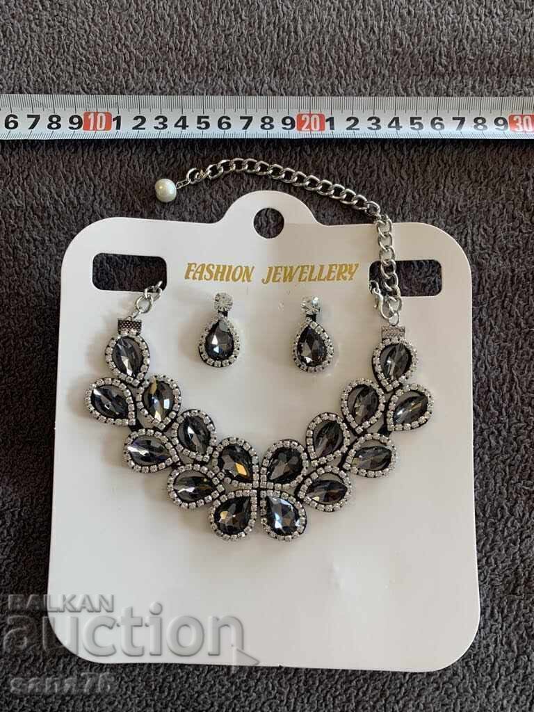 Όμορφο νέο σετ γυναικείων κοσμημάτων-4