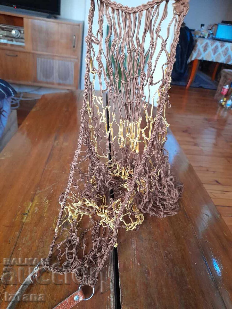 Old shopping bag, purse - 5