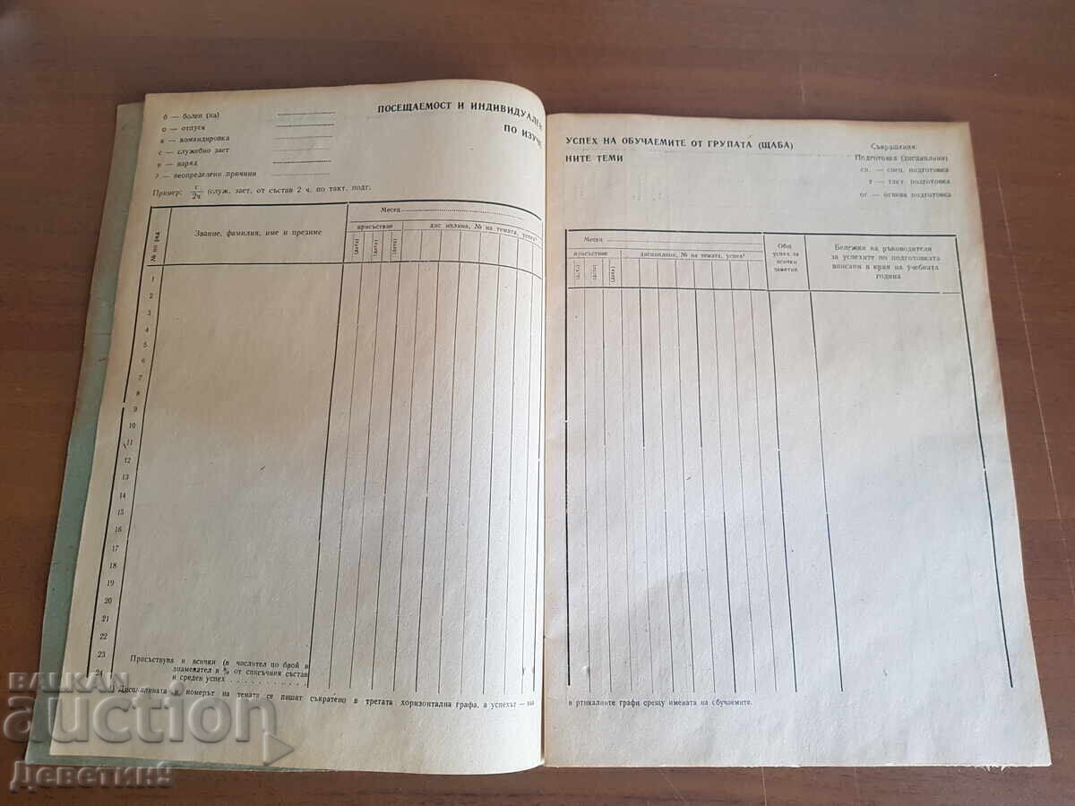 Auction Class diary (blank) Auction Class diary (blank)