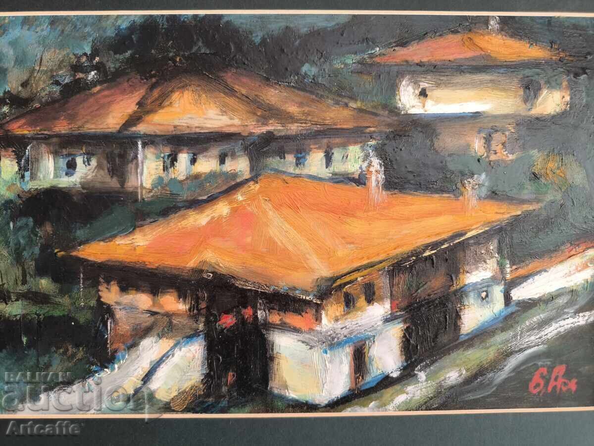 Auction  Boris Ahchiyski-painting, oil, signed