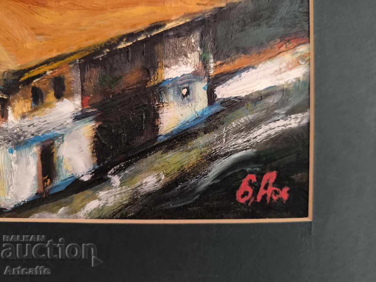 Delivery of Boris Ahchiyski-painting, oil, signed Delivery of Boris Ahchiyski-painting, oil, signed