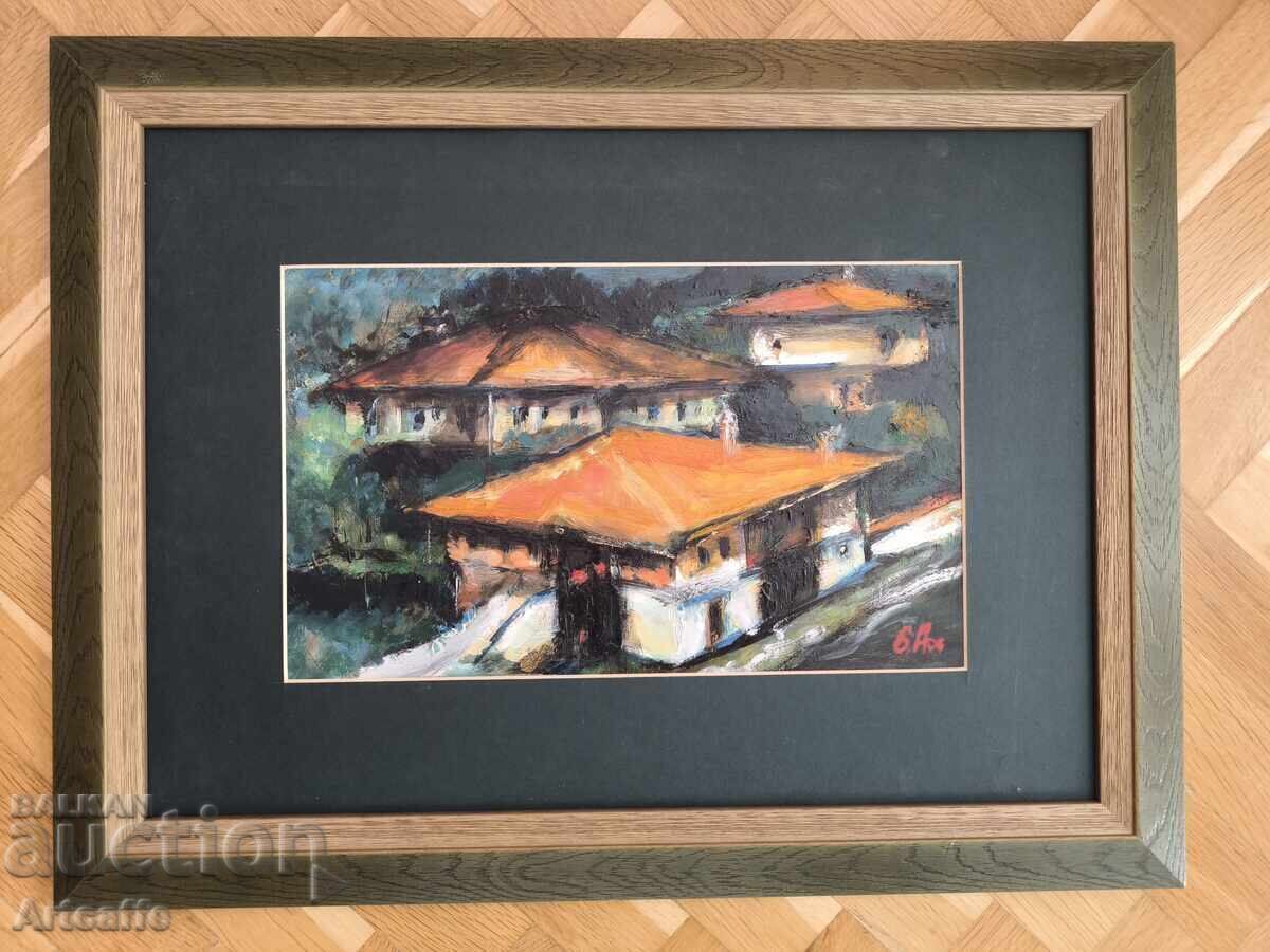 Boris Ahchiyski-painting, oil, signed - 6 Boris Ahchiyski-painting, oil, signed - 6