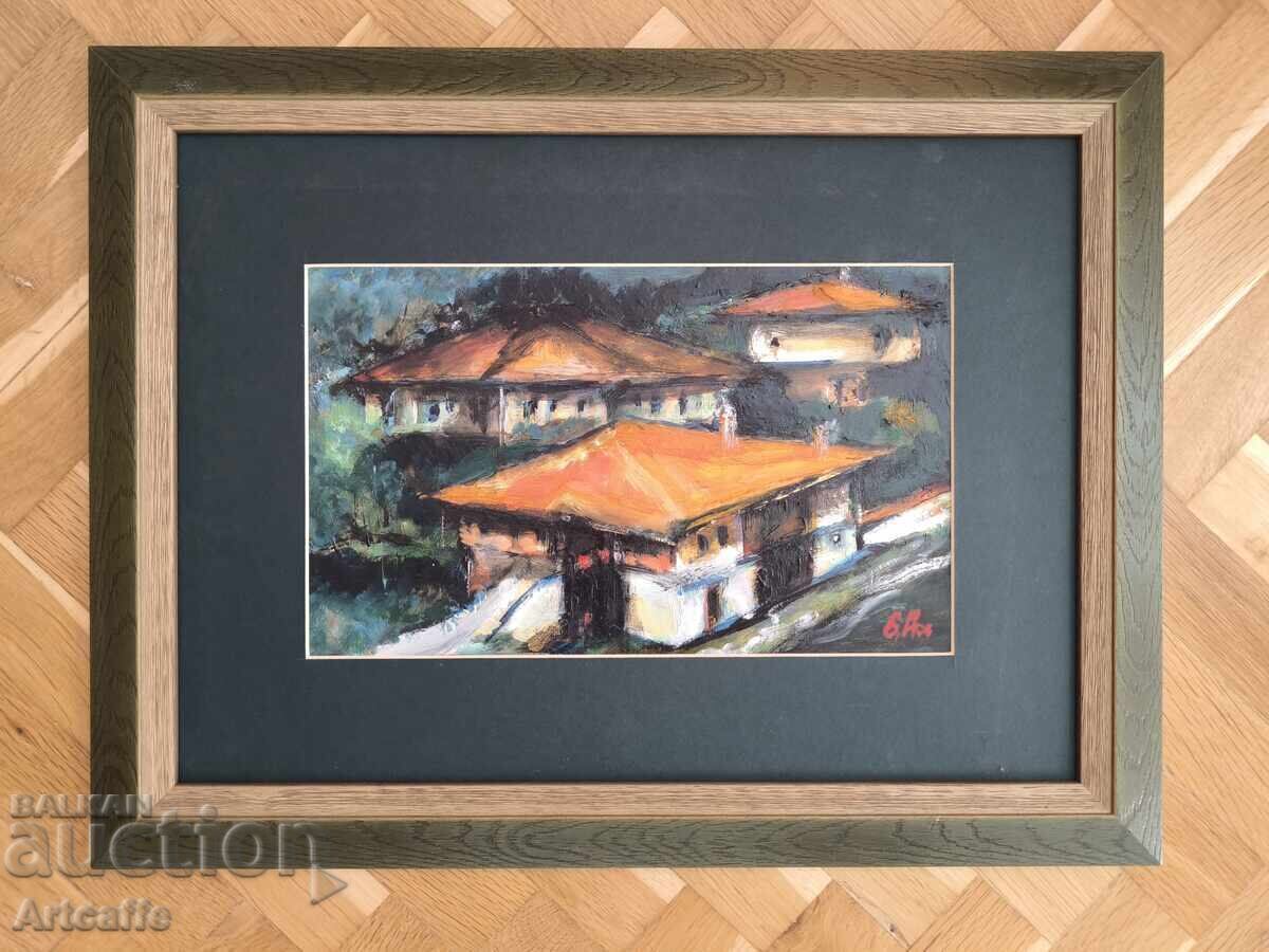 Boris Ahchiyski-painting, oil, signed Boris Ahchiyski-painting, oil, signed
