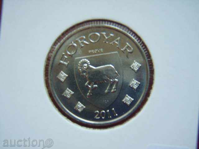 2 Kronur 2011 Faeroe Islands - Unc with price 13.89 BGN | € 7.10 2 Kronur 2011 Faeroe Islands - Unc with price 13.89 BGN | € 7.10