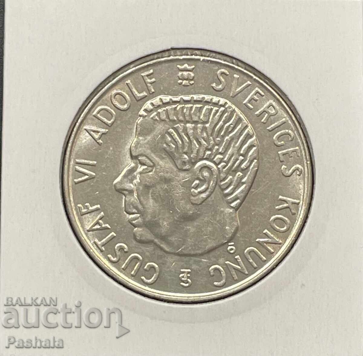 Sweden 5 kronor 1955. Silver. with price 25.00 BGN | € 12.78 Sweden 5 kronor 1955. Silver. with price 25.00 BGN | € 12.78