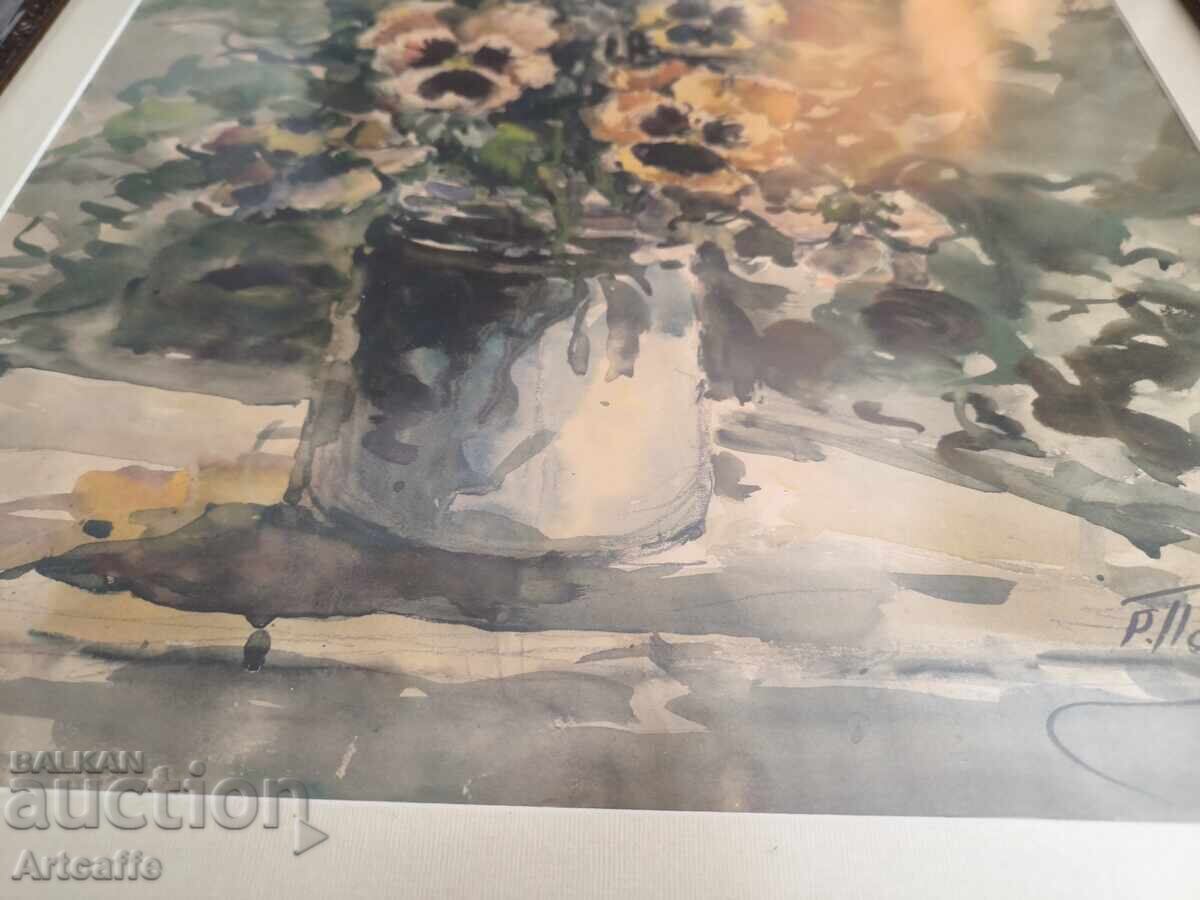 Racho Popov-watercolor, signed, framed - 7 Racho Popov-watercolor, signed, framed - 7