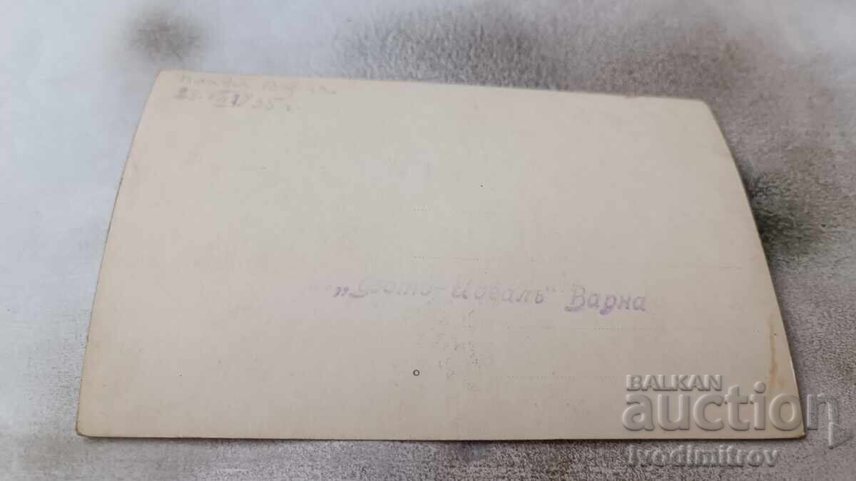 Photo Varna Young girl and man with a pipe on the beach 1935 with price 3.85 BGN | € 1.97 Photo Varna Young girl and man with a pipe on the beach 1935 with price 3.85 BGN | € 1.97