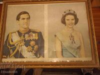 Frame of King Constantine and Queen Anna Maria