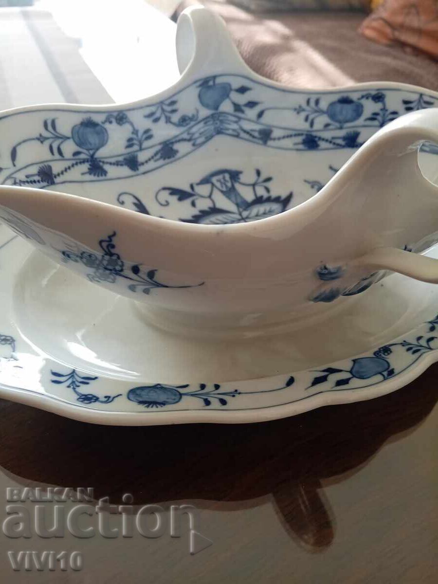 Разкошна порцеланова сосиера Майсен - 5 Разкошна порцеланова сосиера Майсен - 5